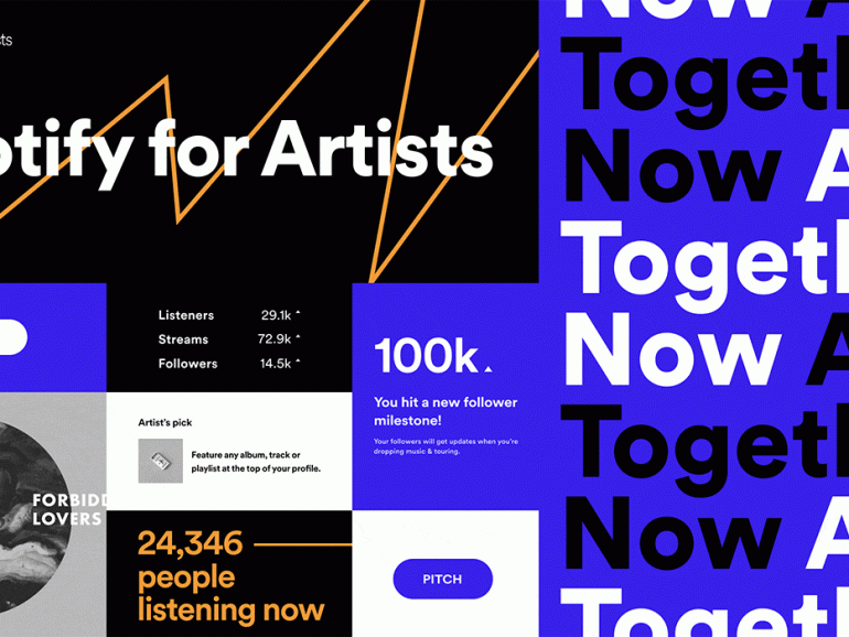 Spotify for Artists: Para artistas, managers y sellos.