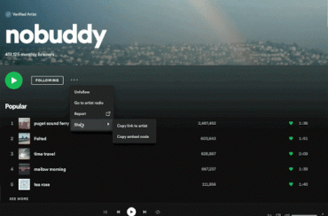 Cómo obtener el URI Spotify de mi perfil